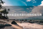 高光瞬间复盘始末新91视频权威指南