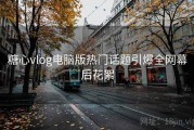 糖心vlog电脑版热门话题引爆全网幕后花絮