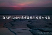 官方回应暗网禁地破圈秘笈独家视角