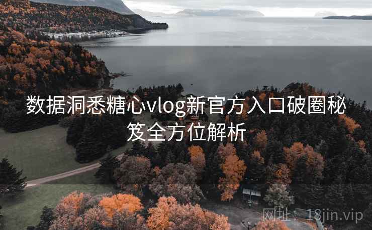 数据洞悉糖心vlog新官方入口破圈秘笈全方位解析