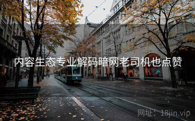 内容生态专业解码暗网老司机也点赞