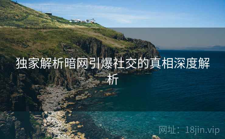独家解析暗网引爆社交的真相深度解析