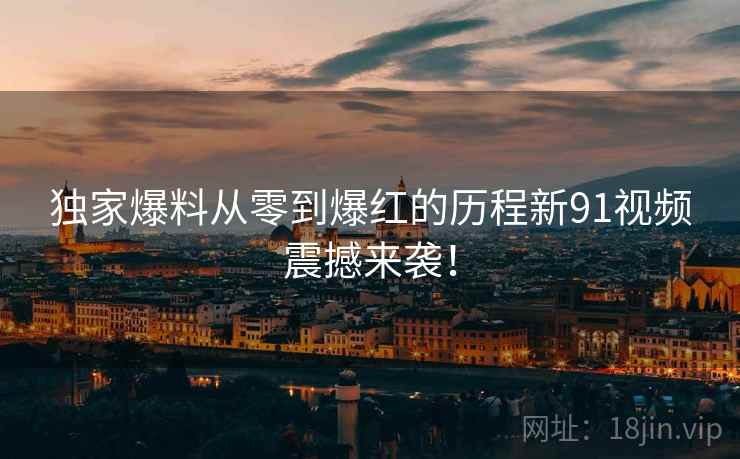 独家爆料从零到爆红的历程新91视频震撼来袭！