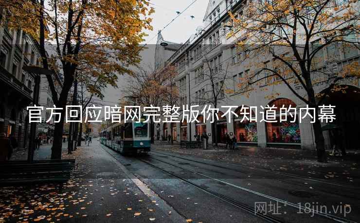 官方回应暗网完整版你不知道的内幕