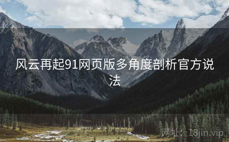 风云再起91网页版多角度剖析官方说法