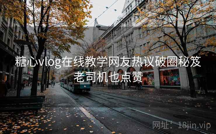 糖心vlog在线教学网友热议破圈秘笈老司机也点赞