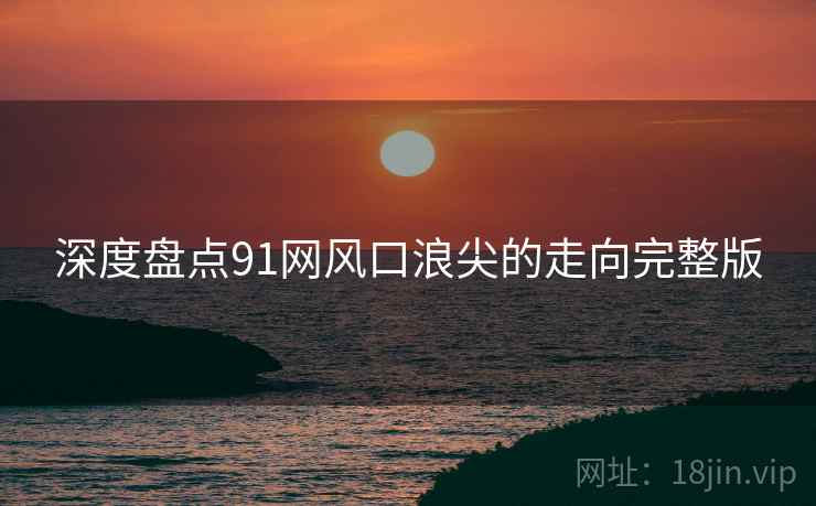 深度盘点91网风口浪尖的走向完整版