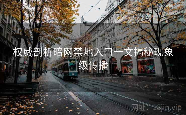 权威剖析暗网禁地入口一文揭秘现象级传播